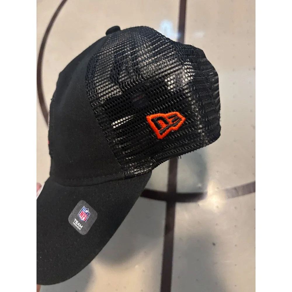 New Era 9TWENTY Cincinnati Bengals Womens Trucker Hat Black Adjustable NFL Cap